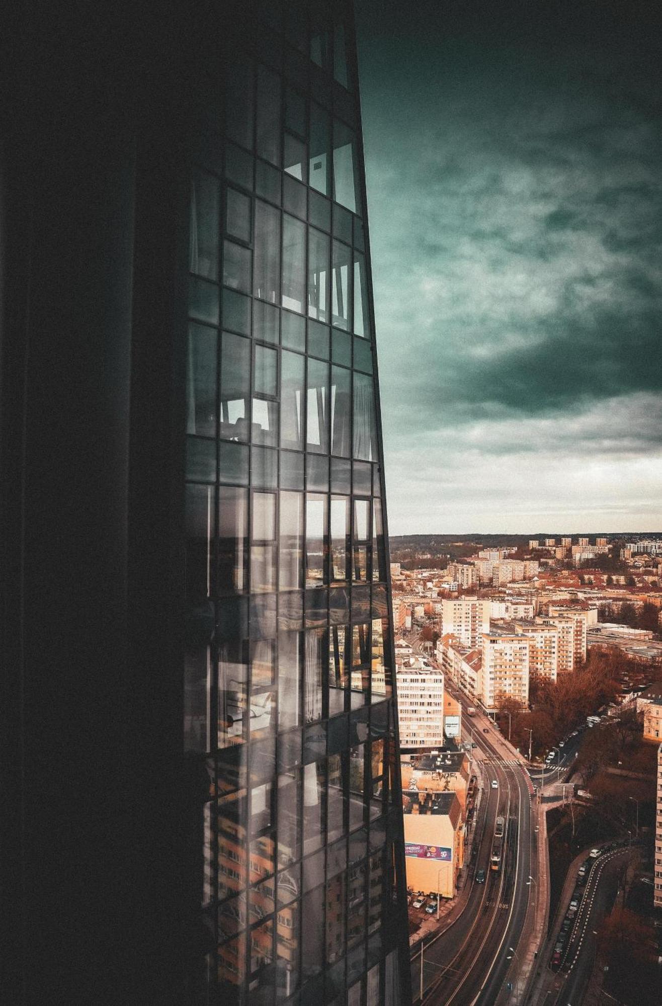 Hanza Tower Szczecin, Floor 21, City - River View Eksteriør bilde